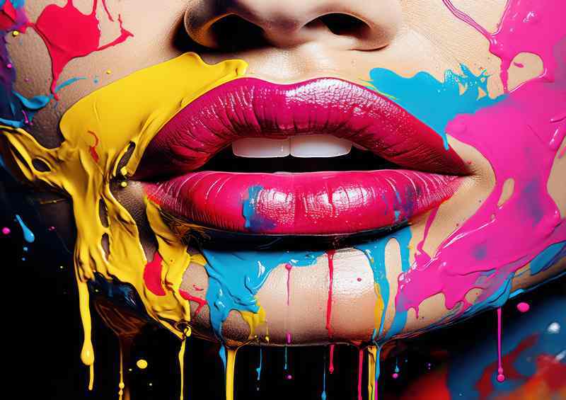 Unseen Presence Abstract Facial Impressions | Di-Bond