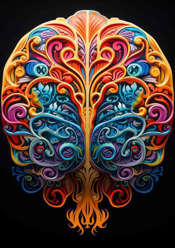 A Journey through Shapes | Metal Poster