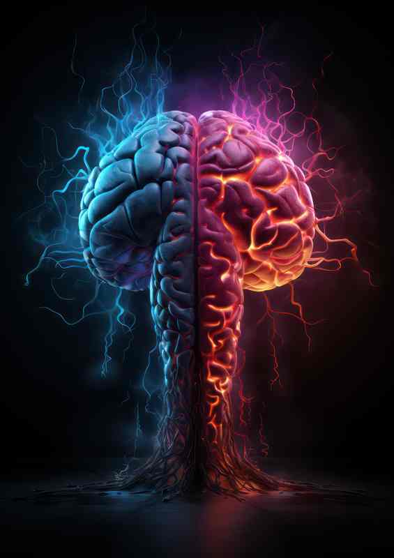 Abstract Color Brilliance The Power of Shape and Hue | Poster