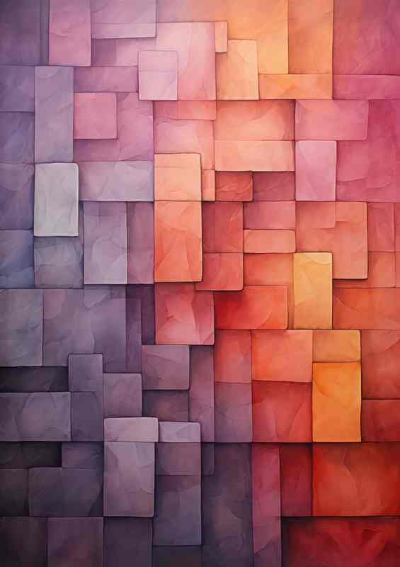 Abstract Color Explorations Nice Pastel Colours | Di-Bond