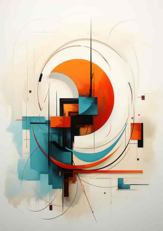 Abstract Color Mysteries Circle Of Life | Poster