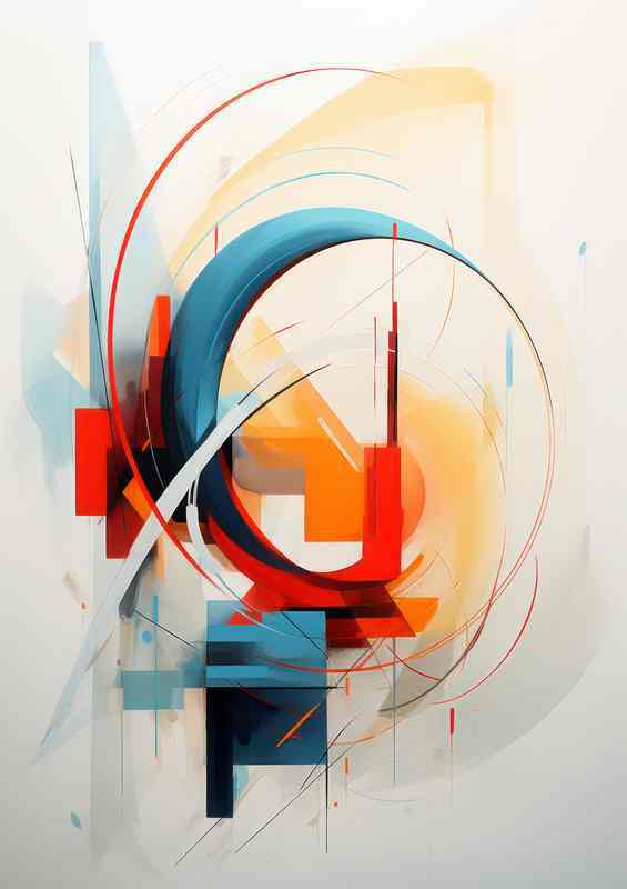 Abstract Color Mysteries Shapes that Transform Reality | Canvas