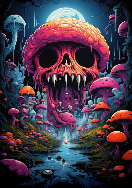 Skeleton Secrets Unraveling the Deads Stories | Metal Poster