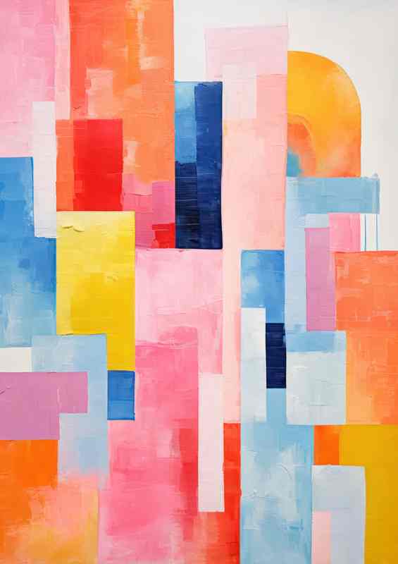 Colorful Abstract Creations Shapes that Break Boundaries | Di-Bond