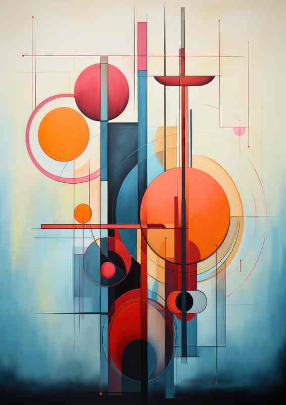 Colorful Abstract Wonders A Geometric Wonder | Di-Bond