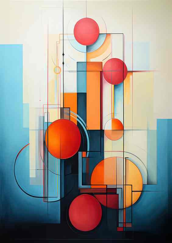 Colorful Abstract Wonders A Symphony Amazing Form | Poster