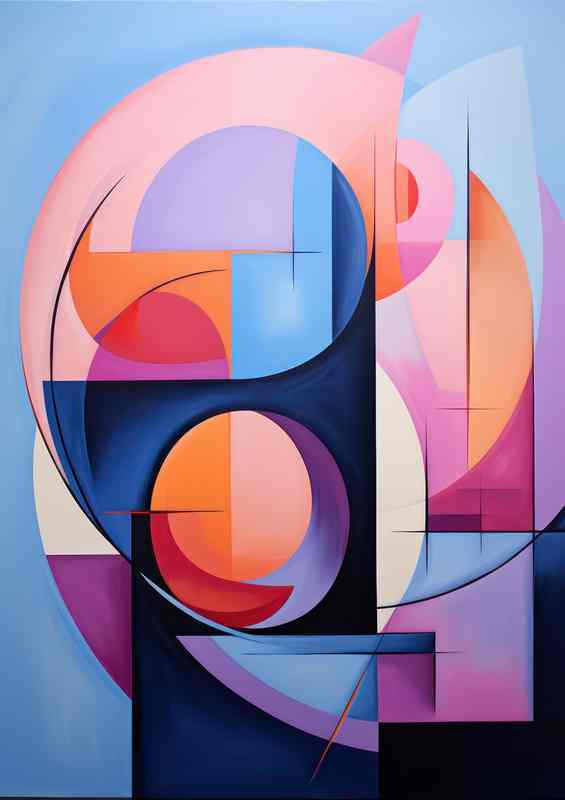 Curves Corners and Colors A Playful Perspective | Poster