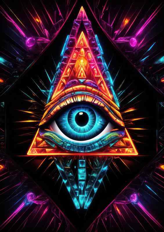 Dynamic Color Patterns The Abstract Art of Shape Shifting | Di-Bond