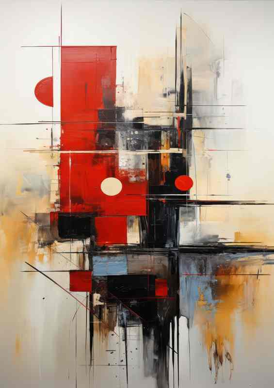 Ethereal Edges The Borders of Abstract Artistry | Poster