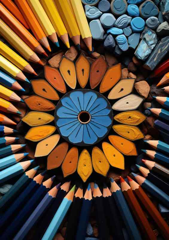 Harmony in Chaos The Spectrum of Abstract Colors | Di-Bond