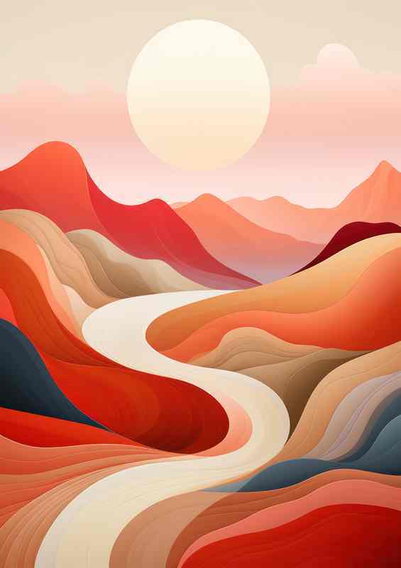 Lustrous Landscapes Panoramas of Palette and Pattern | Di-Bond