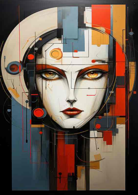 Radiant Realities Crafting Colorful Dimensions | Canvas