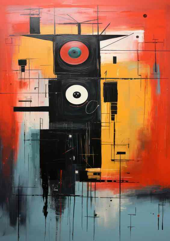 Spectacular Abstract Colors The Beauty of Shapes in Art | Metal Poster