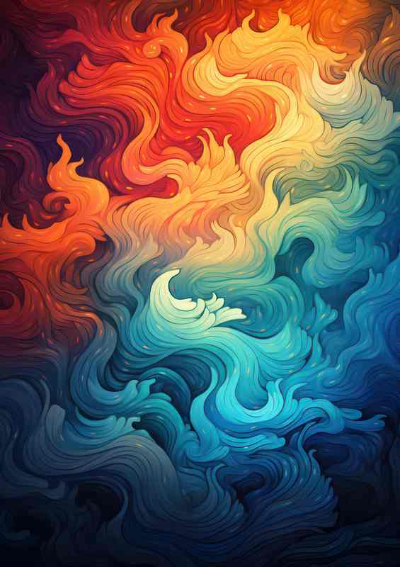 The Abstract Color Palette Shapes and Hues of Innovation | Canvas