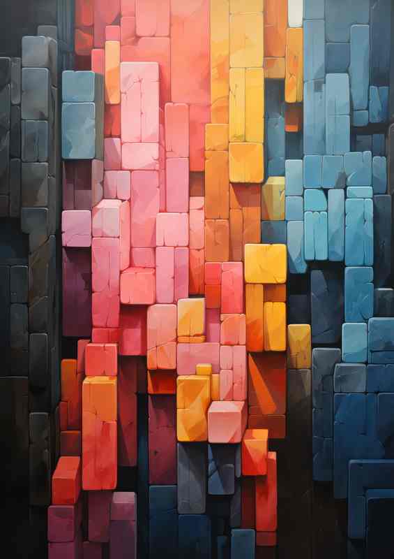 The Colorful Abstract Shapes and Hues that Mesmerize | Di-Bond