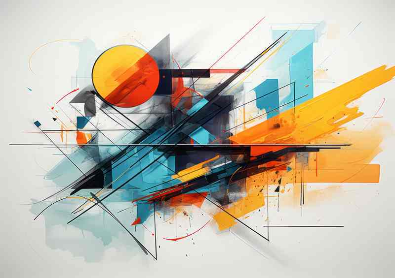 Abstract Color Realities Shapes that Reshape Perception | Di-Bond
