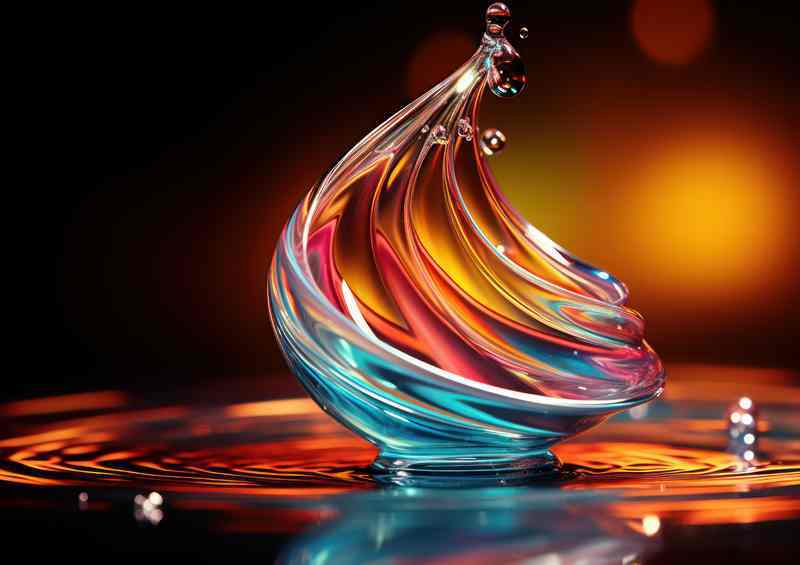 Colorful Abstract Universe Fantasy Swirl | Di-Bond