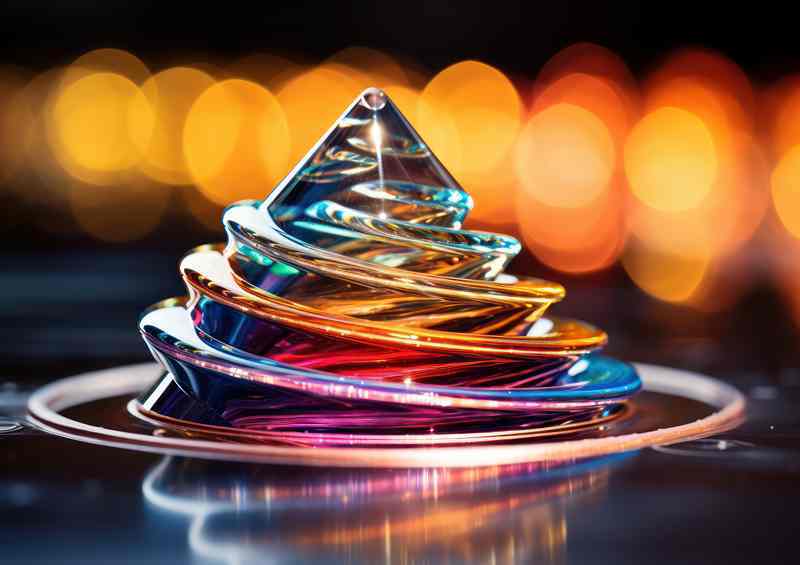 Colorful Abstract Universe The Mountain Droplet | Di-Bond