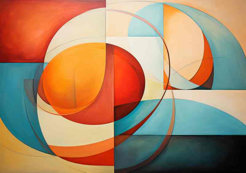 Colorful Abstract Wonders A Symphony of Shapes and Hues | Poster