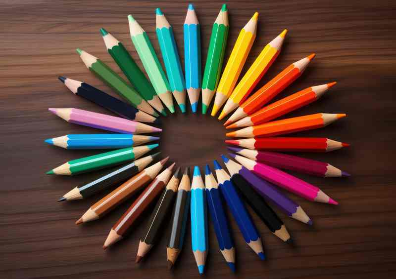 The Beauty of Geometric Shapes and Bold Colors | Metal Poster