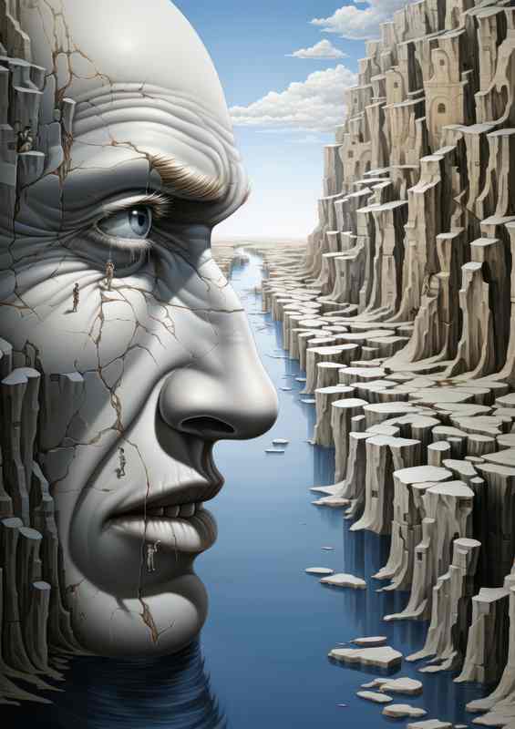 Surrealism and Sensation The Synaesthetic Experience | Metal Poster
