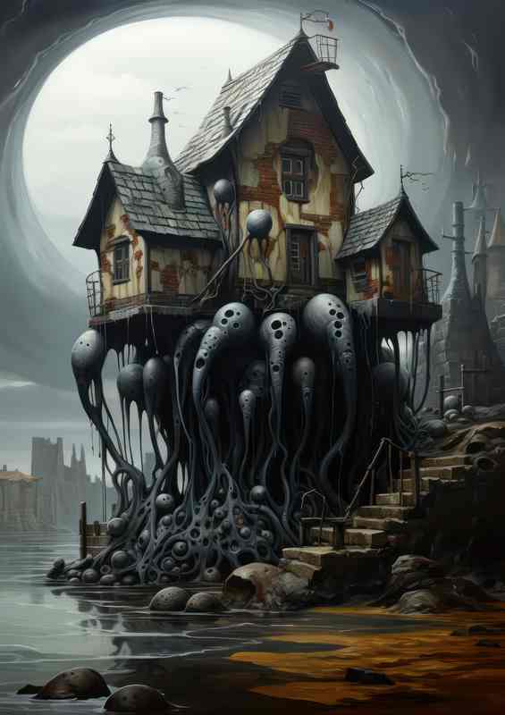 Alchemy Dreams Surrealism & Art Transformation | Metal Poster