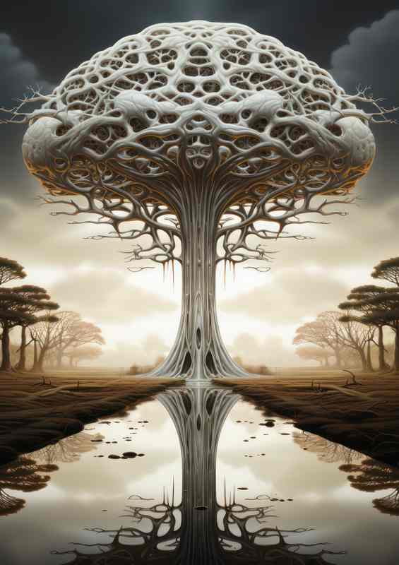 The Ethereal Beauty of Surrealist | Metal Poster
