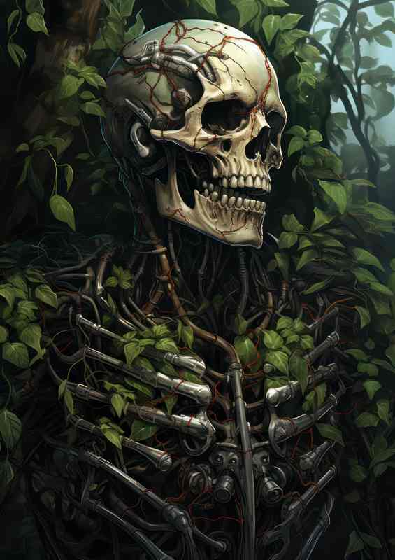 The Silent Watchers Skull Symbolism in Cultures | Poster