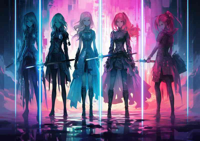 The Complex World of Neon girls in anime | Canvas