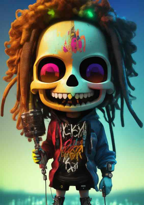 Whispering Bones Eerie Narratives from Beyond | Metal Poster