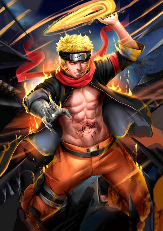 Hokages Evolution Adult Narutos Manga Mastery Unveiled | Poster