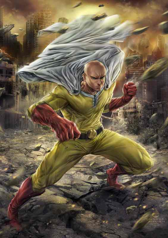 Saitama's Spectacular Manga One Punch Wonder | Di-Bond