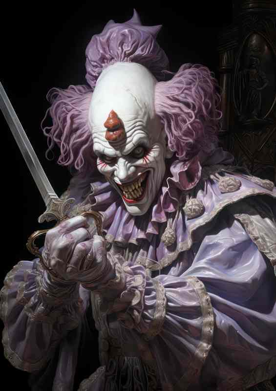 Clown Alley Where Giggles Turn to Gasps | Canvas