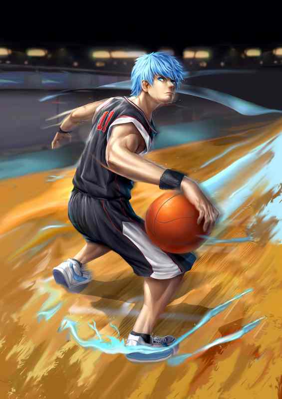 Shadows of Victory Kuroks Basketball Adventure Manga style | Canvas