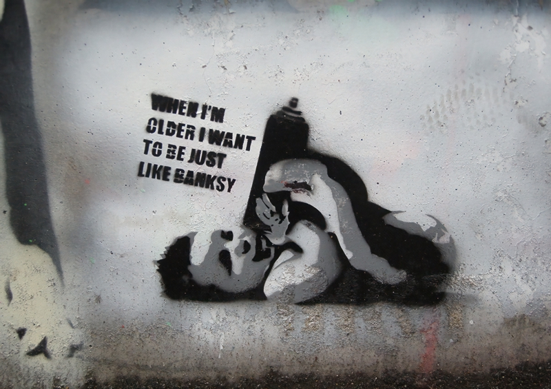 Be Like Banksy | Poster