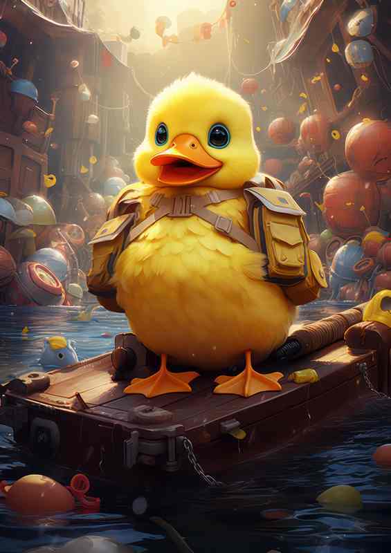 Baby Duck the exploror on a adventure | Canvas