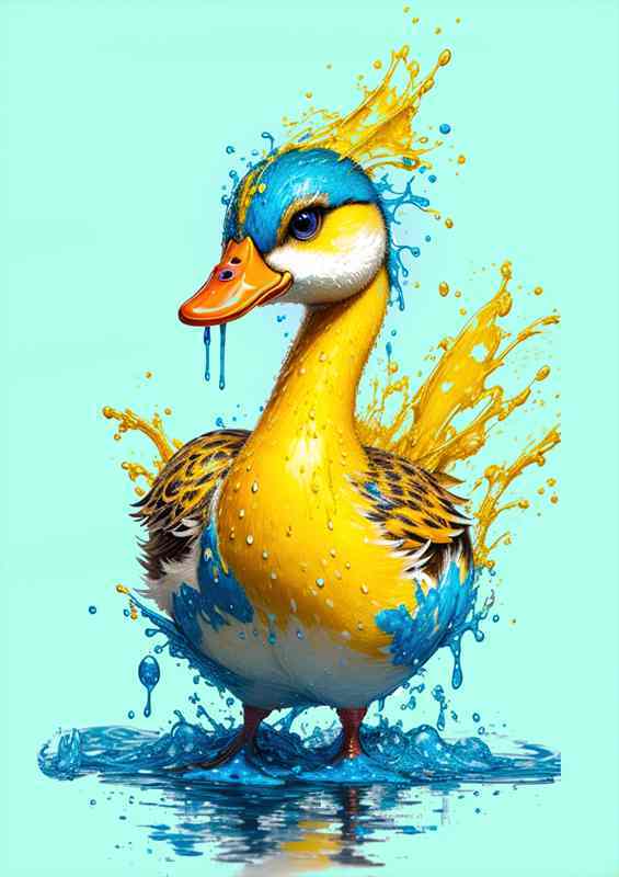 Dazzling Duckling | Poster