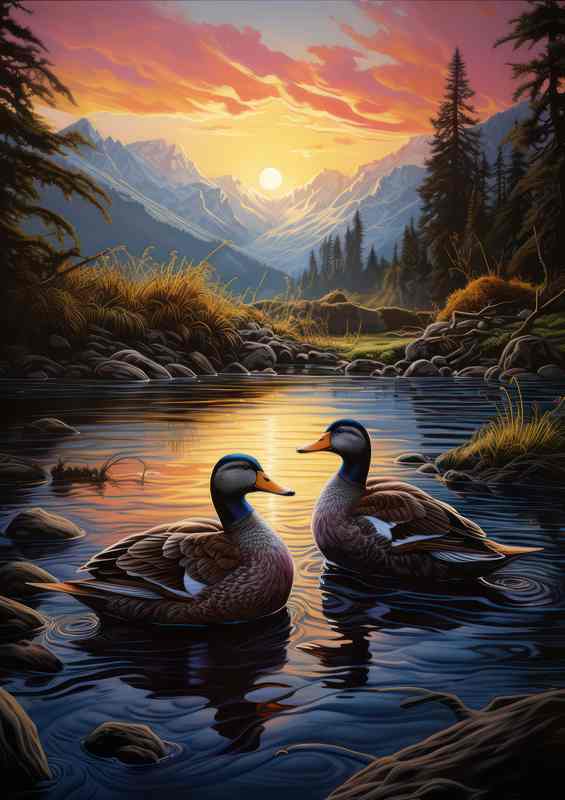 Duckland Chronicles A Study of Ducks | Poster