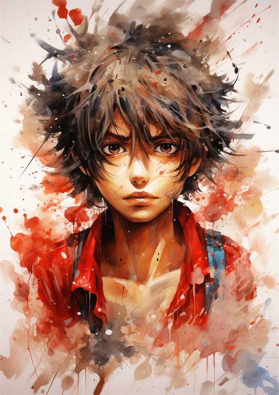 Himura Kenshin Rurouni Kenshin style splash art | Di-Bond