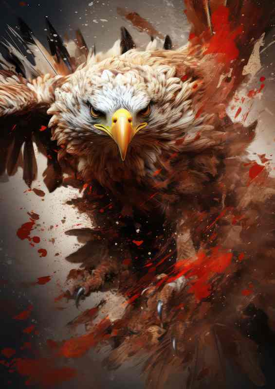 Hawk Species Diversity From Red-Tails to Ferruginous | Metal Poster