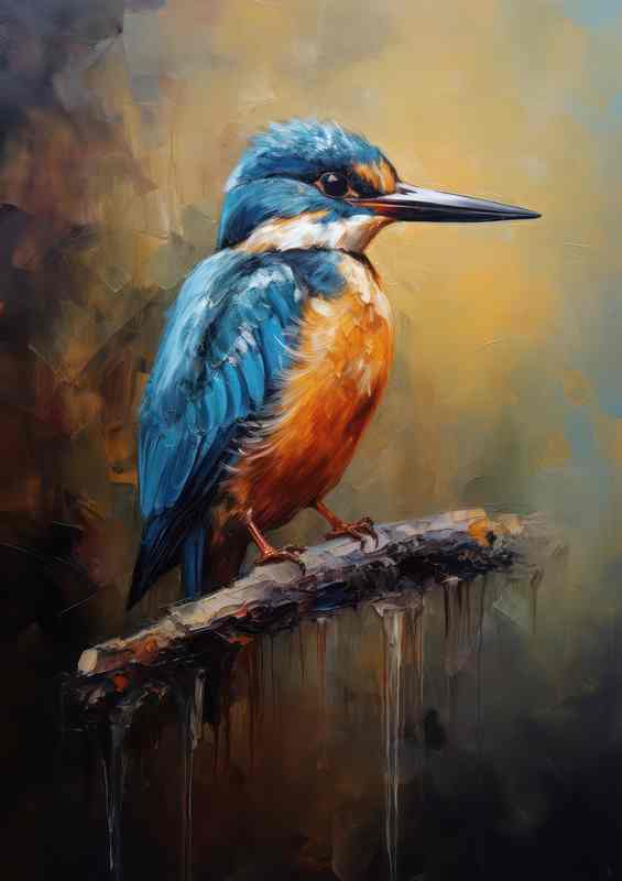 Kingfisher s The Enchanting World of Perched Birds | Di-Bond