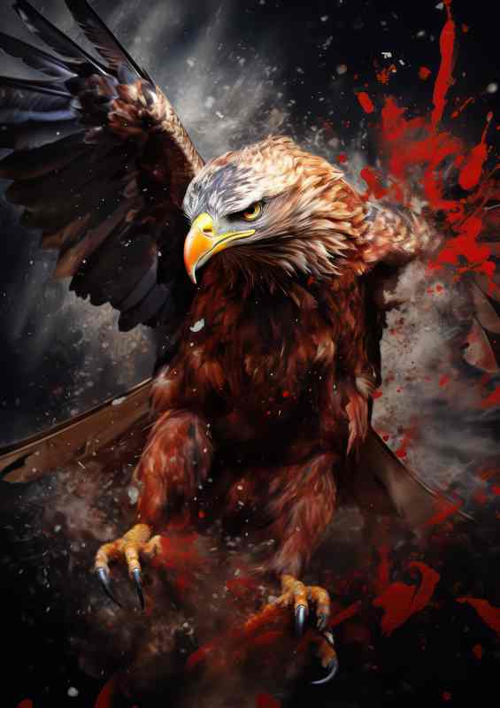 Majestic Hawks Masters of the Skies | Poster