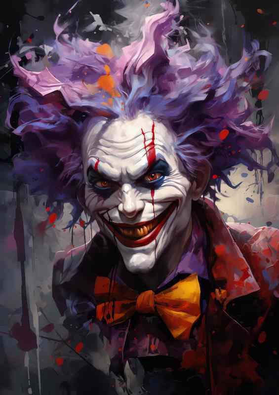 Gory Jokes When Clowns Attack | Metal Poster