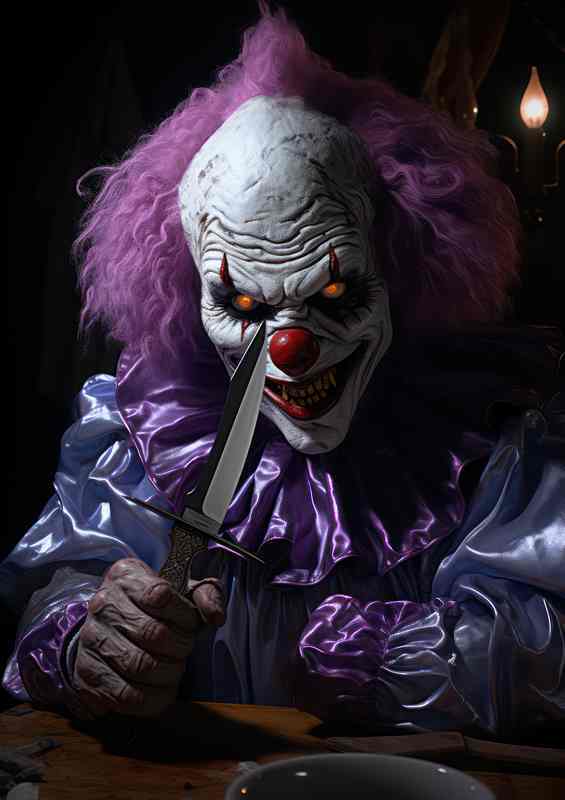 Horrific Harlequins Chronicles of the Cursed Clown | Di-Bond