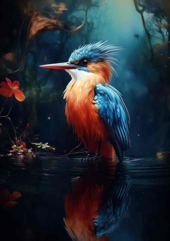 The Kingfisher Chronicles A Story of Colorful Hunters | Metal Poster