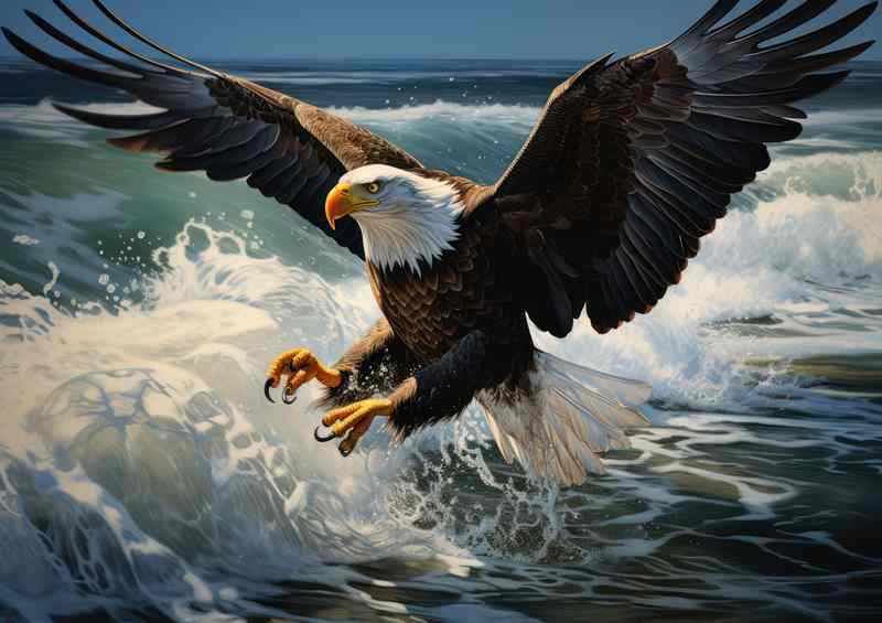 Bald Eagles Soaring Symbols of Freedom and Strength | Poster