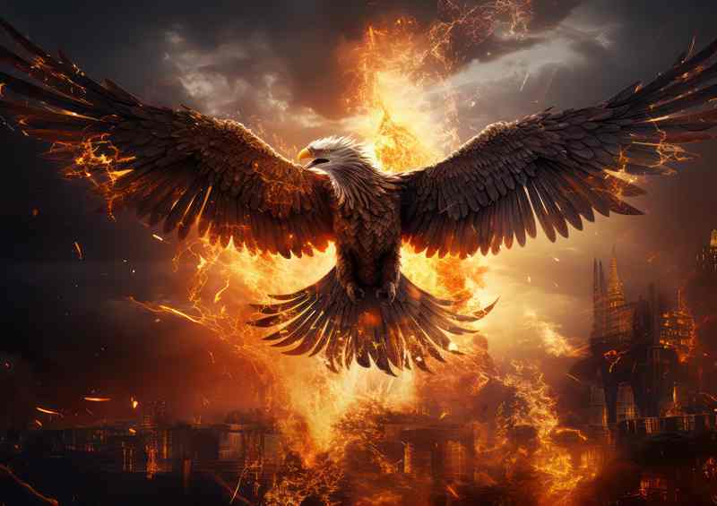 Phoenix Reborn A Symbol of Hope and Transformation | Di-Bond