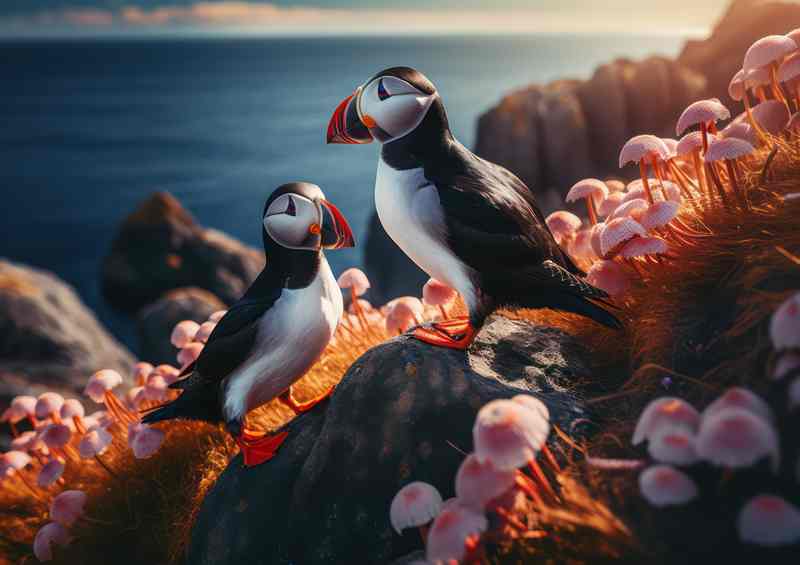 Puffin Nesting Colonies A Unique Seabird Spectacle | Di-Bond
