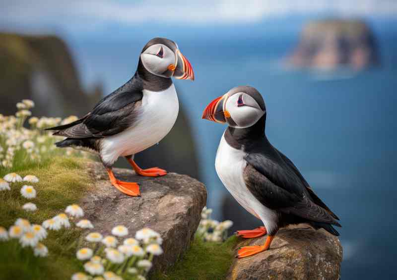 Puffins in Art and Folklore Symbols of Coastal Charm | Canvas