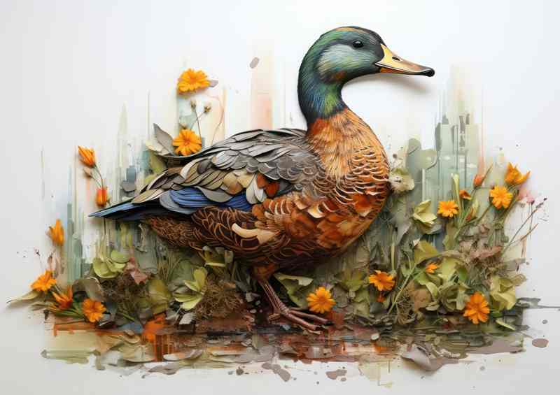 Quackers on Terra Firma Ducks on Land | Canvas